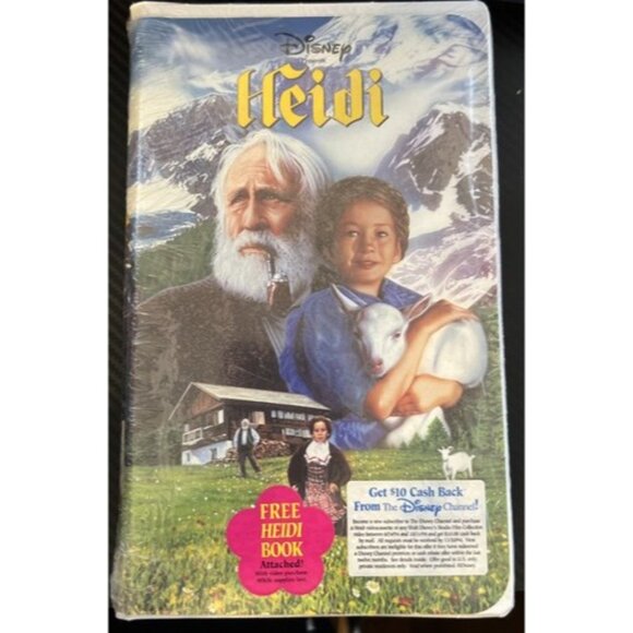 Disney Heidi VHS & Book Combo Pack FACTORY SEALED -  RARE - Picture 1 of 2